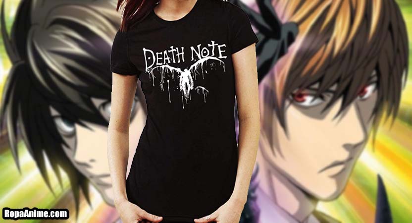 camiseta death note mujer